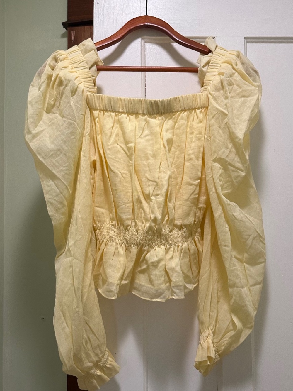 NWT Pitusa women's yellow top. Size M